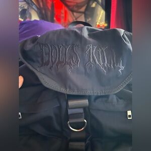 Ltd Dollskill black on black backpack